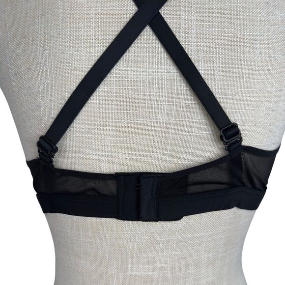 Parade Black Colorful Re:play Dream Fit Triangle Bralette In Midnight Garden - Picture 5 of 9